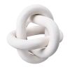 Wood Chain Link Decor, 3 Link, Hand Carved Wooden Knot Decor, Coffee Table Decoration Modern Shelf Accents, Decorative Objects for Home Living Room B